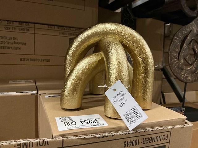 Partij stian figurine h15cm gold (56x) - afbeelding 2 van  4