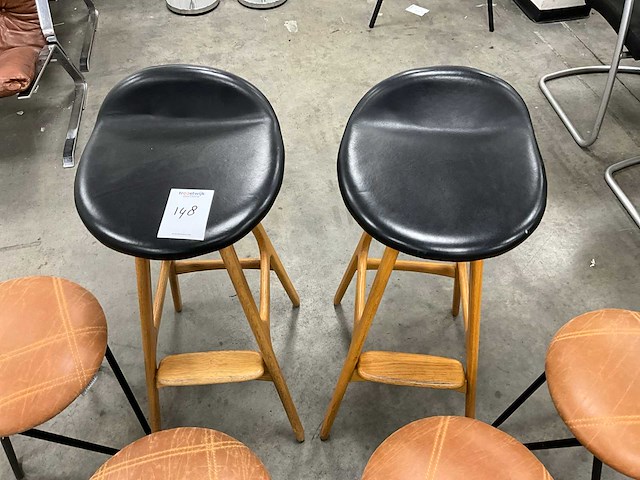 Partij stoel en kruk - afbeelding 3 van  3