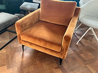 Partij stoelen / fauteuilles / kapstokken, lampen, deco - afbeelding 3 van  23