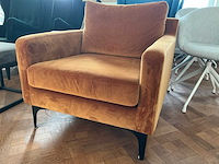 Partij stoelen / fauteuilles / kapstokken, lampen, deco - afbeelding 11 van  23