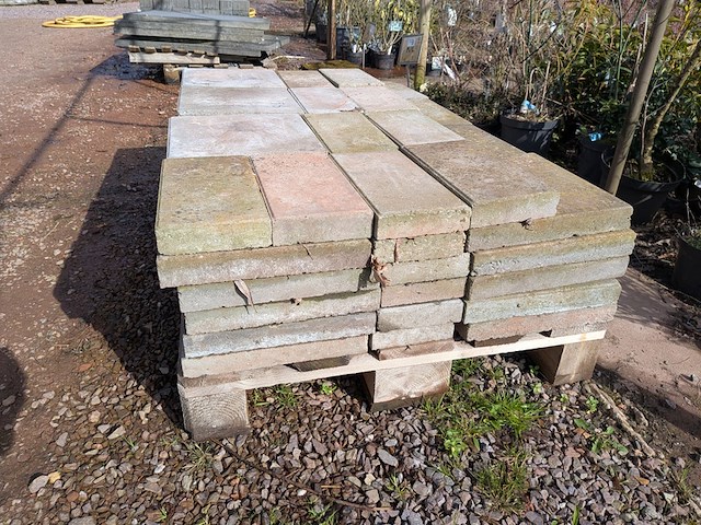 Partij stoep-/tuintegels - afbeelding 5 van  9