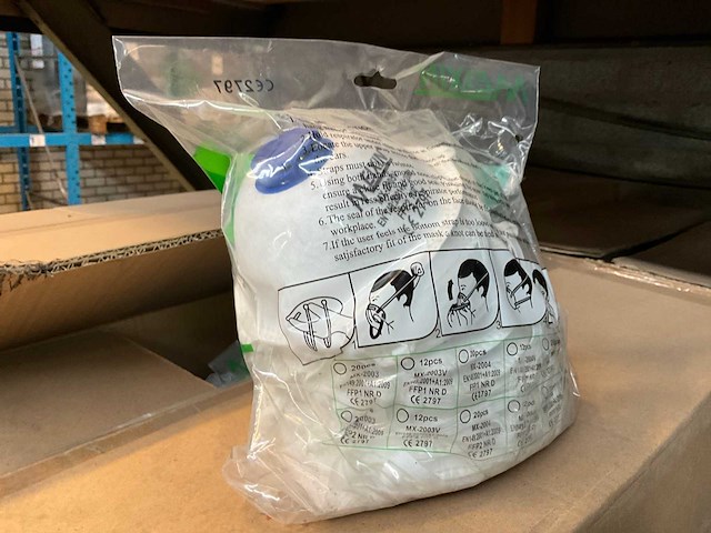 Partij stofmaskers - afbeelding 1 van  4