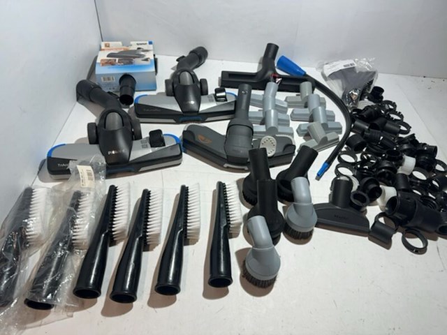Partij stofzuiger accessoires, philips, scanpart, wit - afbeelding 1 van  8