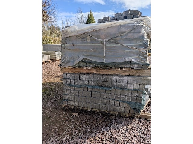 Partij straatstenen ca. 19.6x6.2x4.8 cm - afbeelding 4 van  6