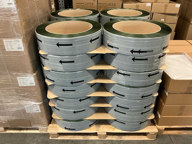 Partij strapex petband 15,5 x 0,7mm 1750m (28x) - afbeelding 1 van  3