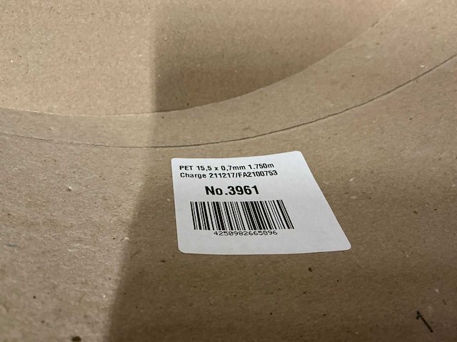 Partij strapex petband 15,5 x 0,7mm 1750m (28x) - afbeelding 3 van  3