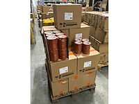 Partij strapping tape 15mmx66mtr oranje (1720x) - afbeelding 2 van  3