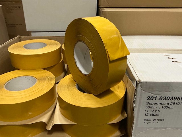 Partij supermount 25101 50mmx100mtr (47x) - afbeelding 1 van  3