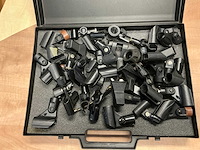 Partij tafelklemmen in koffer - afbeelding 1 van  2