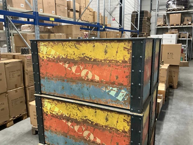 Partij tafels route 66 100x50x50cm (6x) - afbeelding 1 van  3