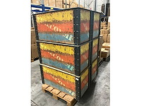 Partij tafels route 66 100x50x50cm (6x) - afbeelding 2 van  3
