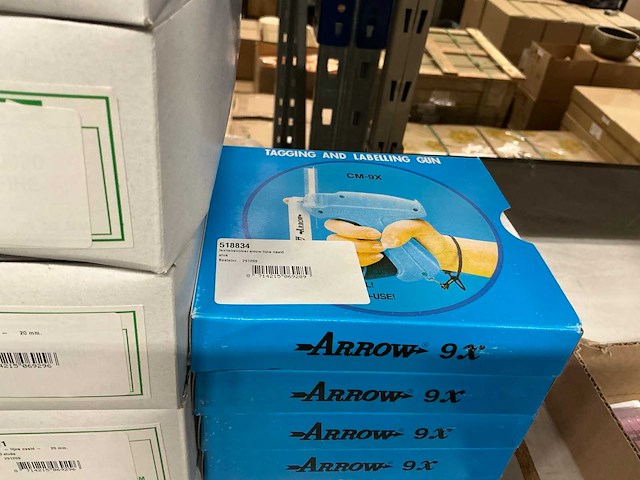 Partij tagging/labelling gun & nylon pins (16x) - afbeelding 2 van  3