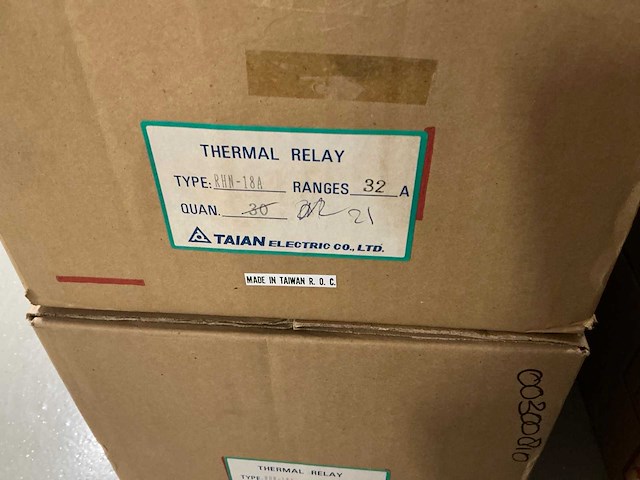 Partij taian rhn-18a thermal overload relay (51x) - afbeelding 6 van  6