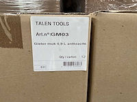 Partij talen tools gieter antraciet - 0.9 liter (48x) - afbeelding 4 van  5