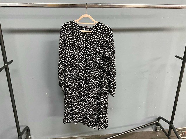Partij tante betsy tunic dress julie spots black - afbeelding 1 van  5