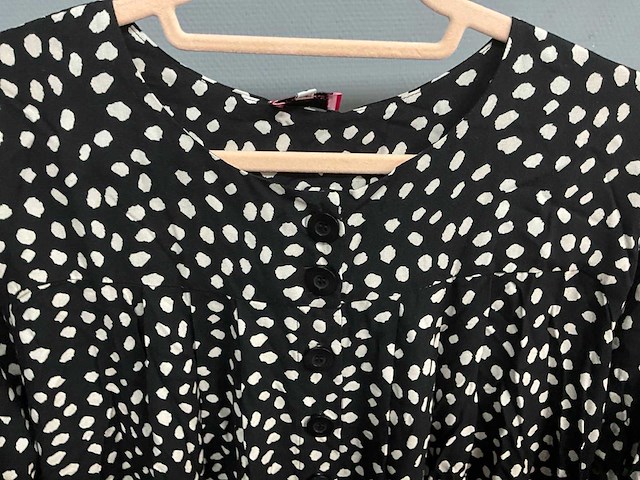 Partij tante betsy tunic dress julie spots black - afbeelding 3 van  5