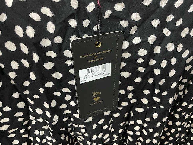 Partij tante betsy tunic dress julie spots black - afbeelding 4 van  5