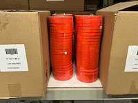 Partij tape 12mm x 66m red (1392x) - afbeelding 1 van  3