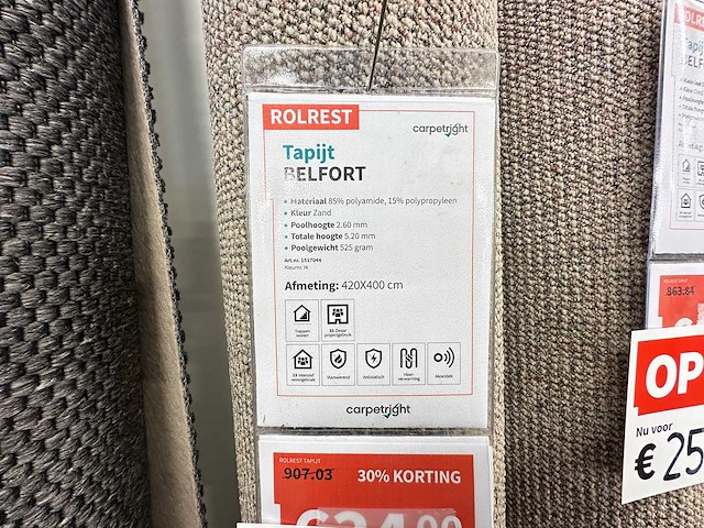 Partij tapijt restanten - afbeelding 3 van  8