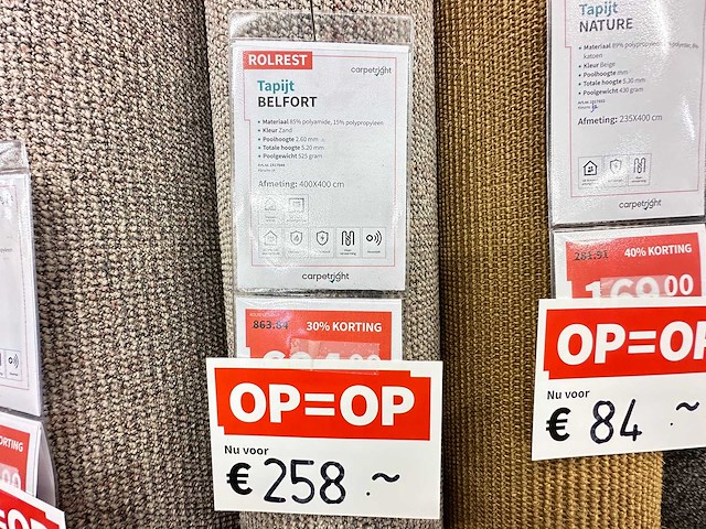 Partij tapijt restanten - afbeelding 4 van  8