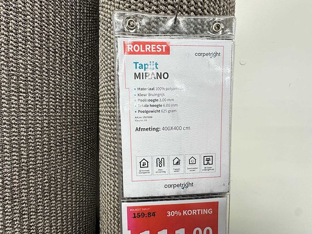 Partij tapijt restanten - afbeelding 6 van  8