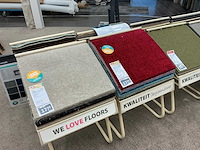 Partij tapijt samples met houder (25x) - afbeelding 7 van  12