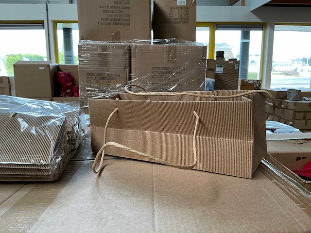 Partij tas pockito ribbel 33x11x11,5cm (760x) - afbeelding 1 van  7