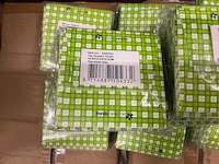 Partij tas quadro green 10,5x10,5x10,5cm (1360x) - afbeelding 4 van  5