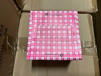 Partij tas quadro pink 10,5x10,5x10,5cm (6000x) - afbeelding 3 van  6