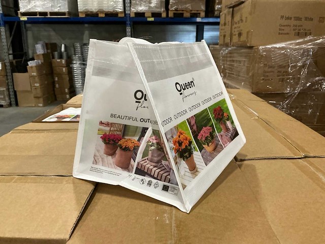 Partij tas queen pp woven 23x27x22cm (1800x) - afbeelding 2 van  5