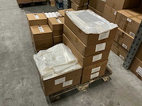 Partij tassen ld transparant 50 my 30/10x60cm geblokt (3300x) - afbeelding 2 van  4