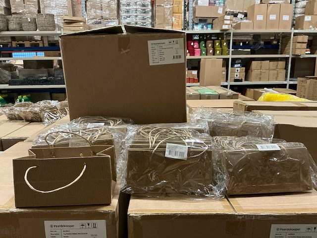 Partij tassen pockito ribbel 24x12x12cm (2600x) - afbeelding 2 van  6