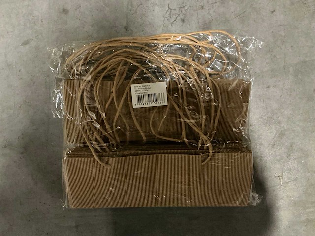 Partij tassen pockito ribbel 33x11x11.5cm (800x) - afbeelding 5 van  6