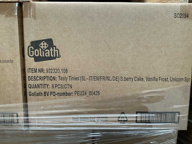 Partij tasty tinie's - 33 pallets - volle vracht (10896x) - afbeelding 5 van  19