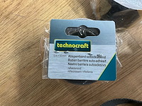 Partij technocraft 5m x 50mm zwart-geel reflecterend tape - afbeelding 3 van  3