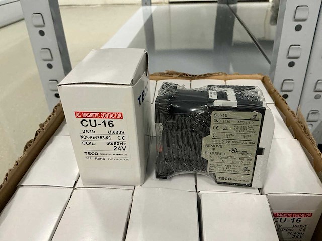 Partij teco ac magnetic contactor cu-16 (40x) - afbeelding 1 van  3