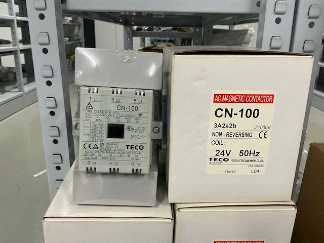 Partij teco ac magnetic contactors cn-100 (7x) - afbeelding 1 van  3