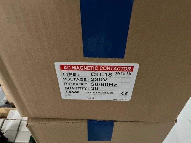 Partij teco ac magnetic contactors cu-18 (120x) - afbeelding 3 van  3