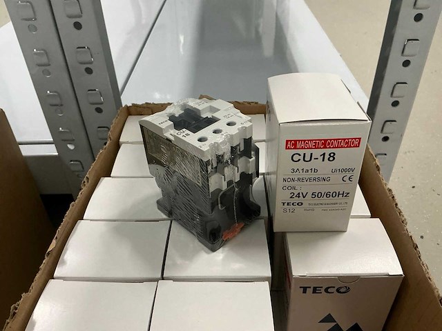 Partij teco ac magnetic contactors cu-18 (30x) - afbeelding 2 van  4