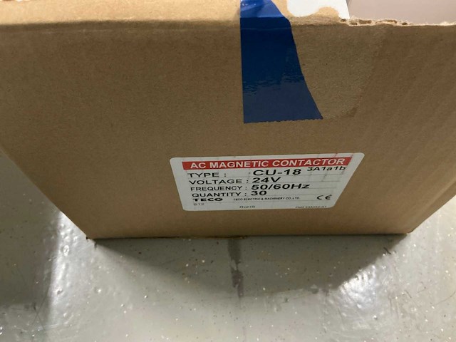 Partij teco ac magnetic contactors cu-18 (30x) - afbeelding 4 van  4