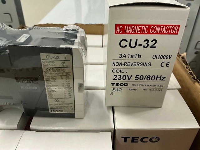 Partij teco ac magnetic contactors cu-32 (30x) - afbeelding 2 van  4
