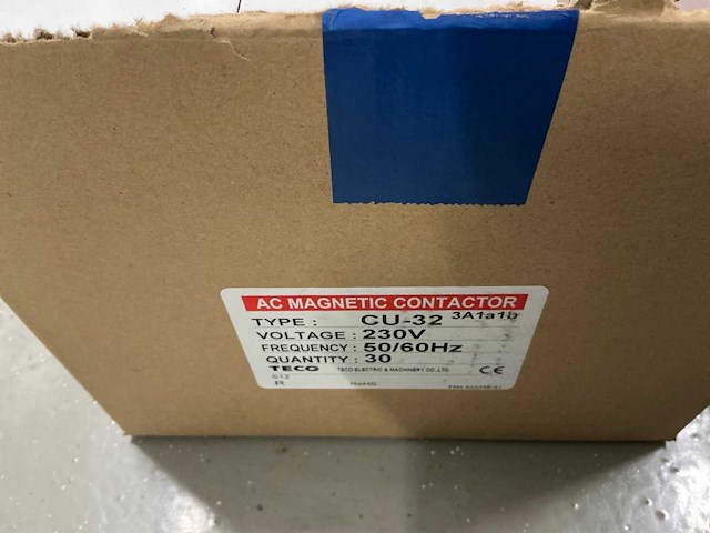 Partij teco ac magnetic contactors cu-32 (30x) - afbeelding 4 van  4
