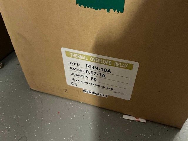Partij teco rhn-10a thermal overload relay (114x) - afbeelding 4 van  4