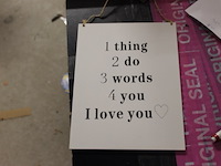 Partij tekstborden 25 stuks in ds 29 - afbeelding 2 van  3