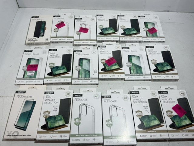 Partij telefoon hoesjes en screen protectors, xqisit - afbeelding 4 van  6