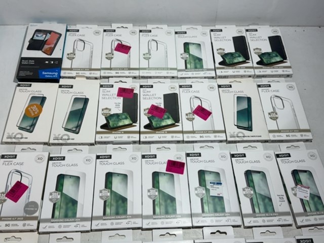 Partij telefoon hoesjes en screen protectors, xqisit - afbeelding 2 van  7