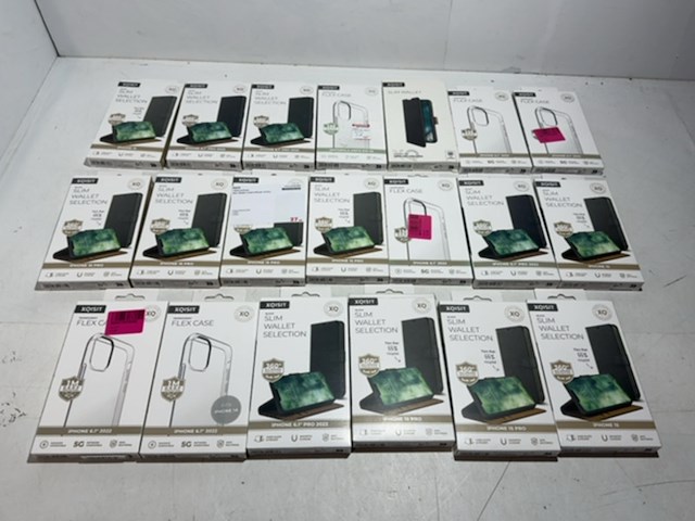 Partij telefoon hoesjes en screen protectors, xqisit - afbeelding 4 van  7