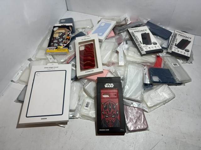 Partij telefoonhoesjes, diverse merken en types 70 stuks - afbeelding 2 van  6