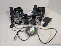 Partij telefoons o.a. yeallink ip-dect telefoons
