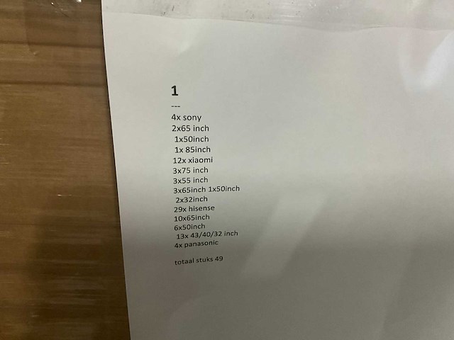 Partij televisies (ca. 49x) - afbeelding 3 van  10